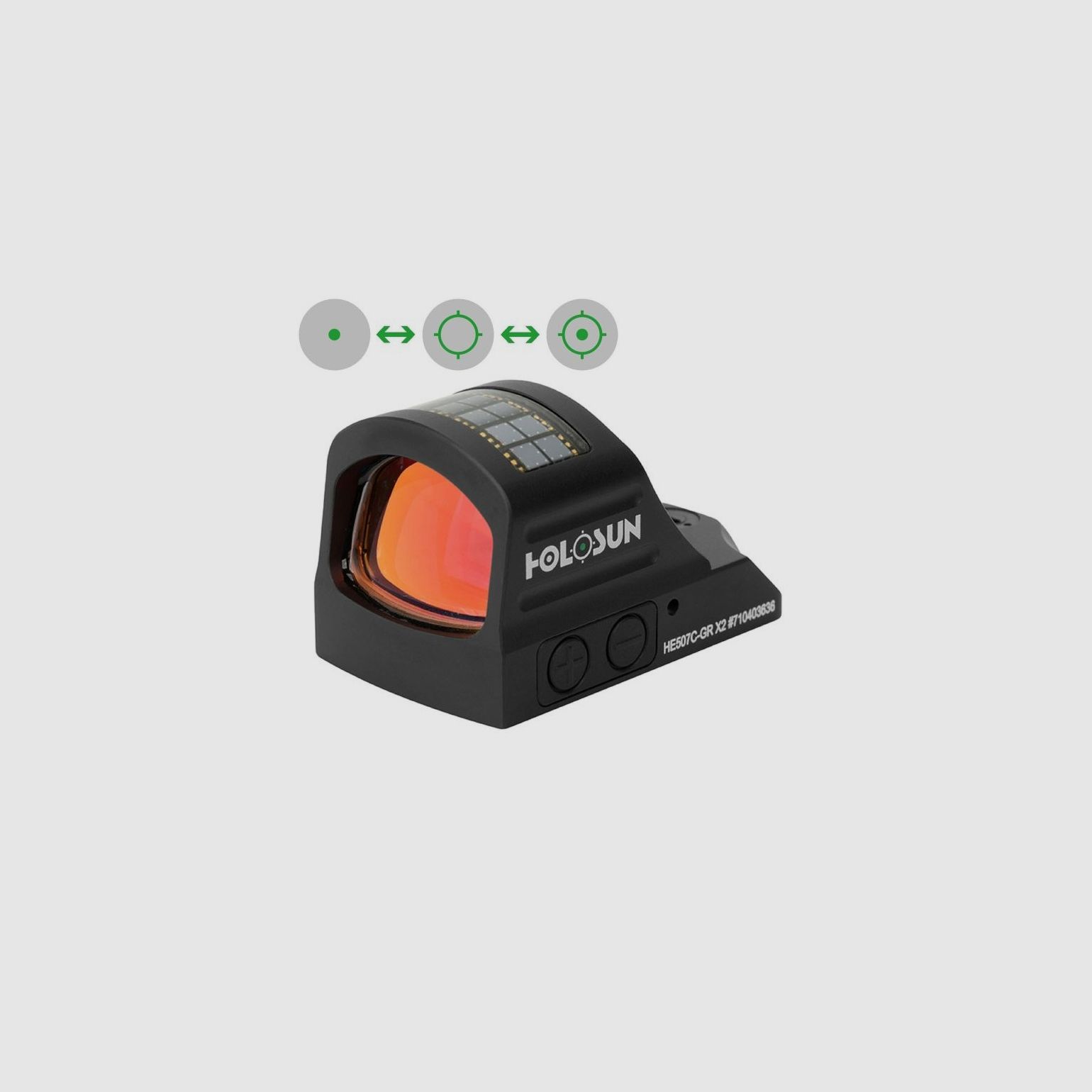 Punkt Rot Holosun HE507C-GR Grün