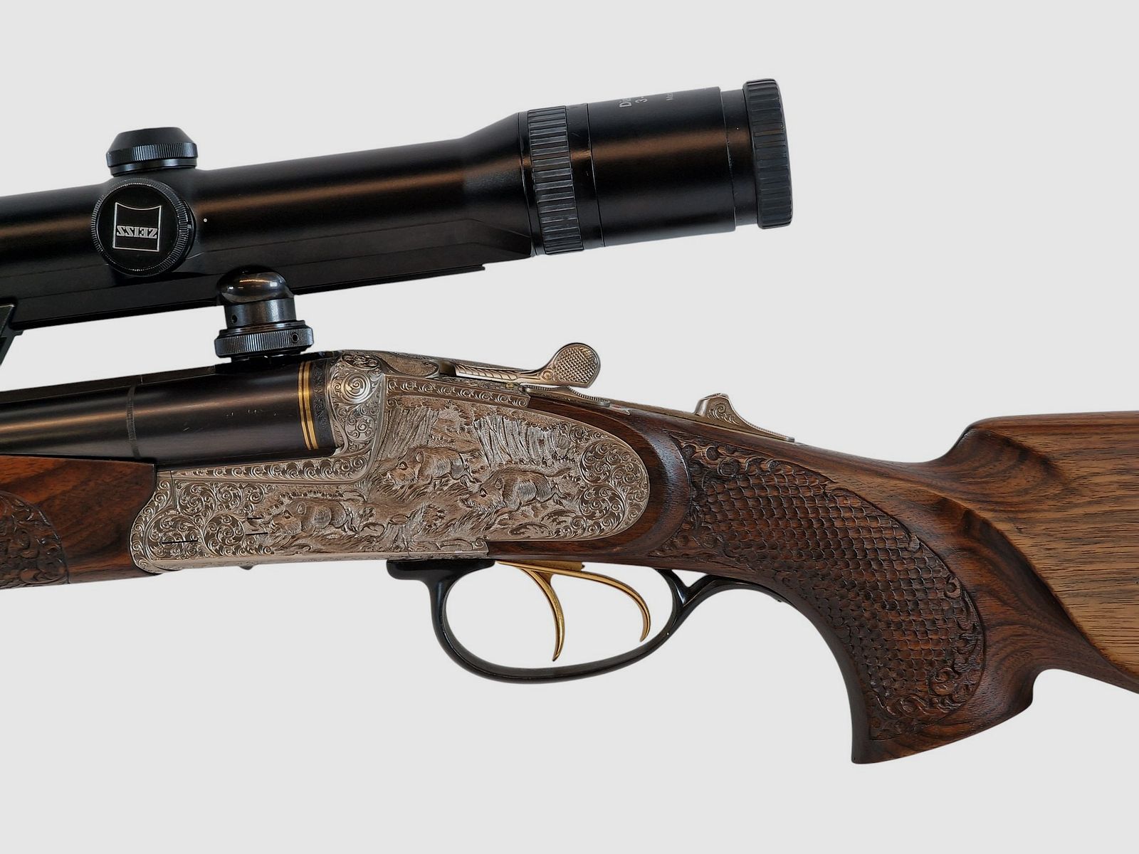 Krieghoff Neptun Primus Classic mit Doppelbüchsdrillings Laufbündel
