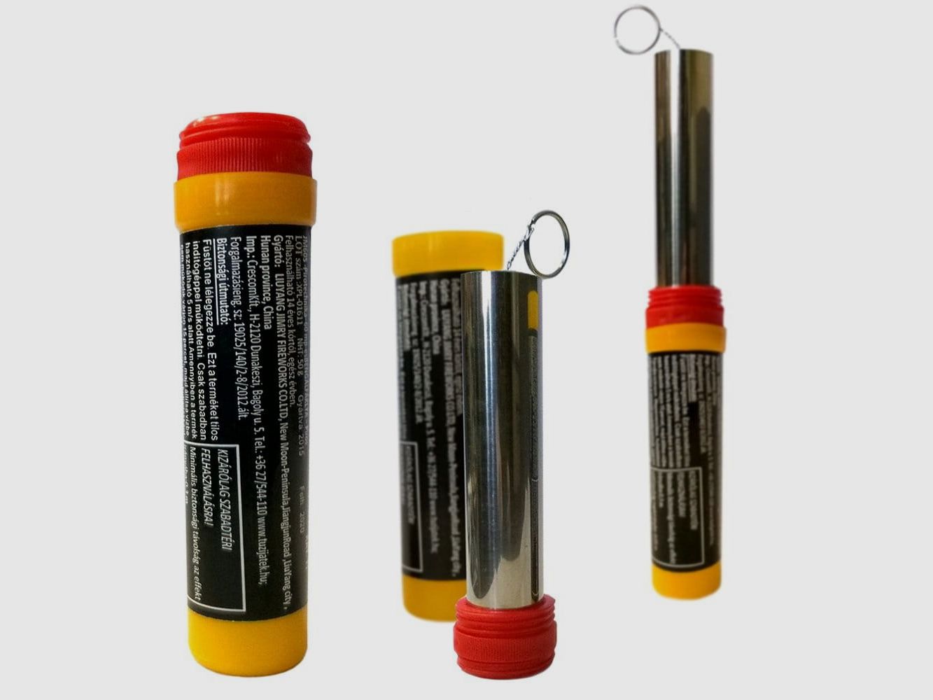 Xplode Bengallichtfackel Rot 60 Sek. mit Reißzünder T1