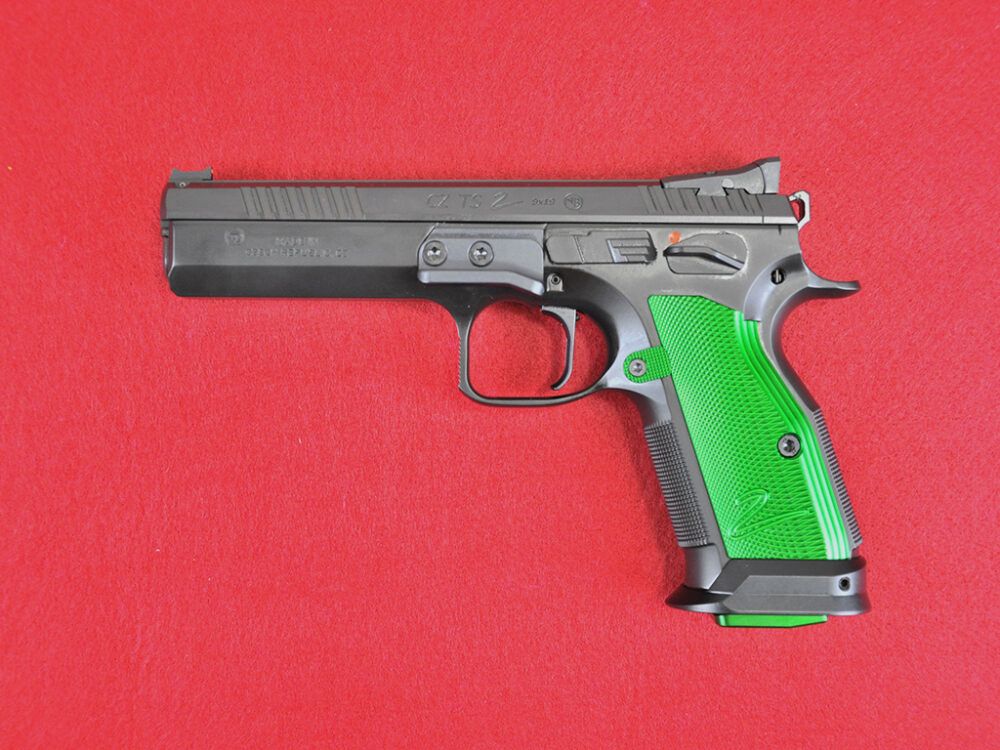 CZ TS 2 Racing Green SA 9mm Luger, zdjęcie 1 z 3