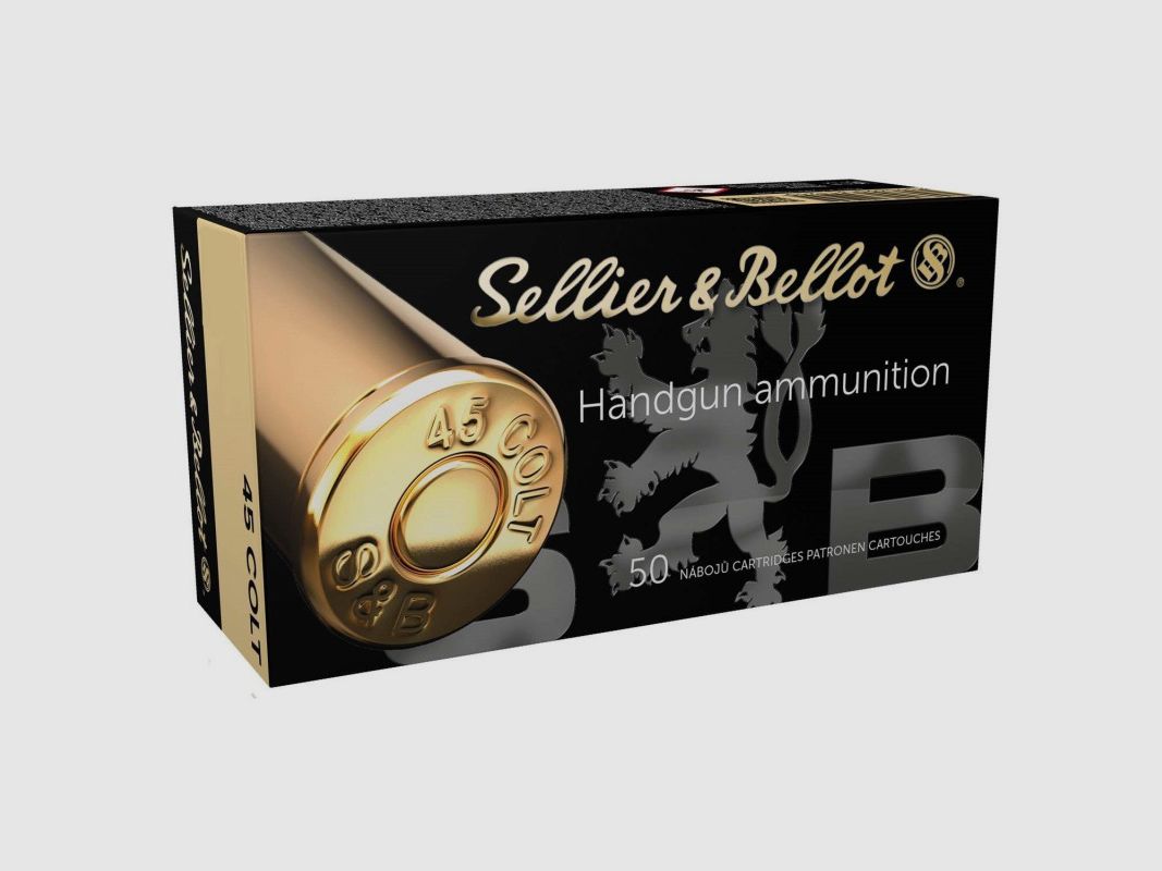 S&B CARICHE 45COLT 250 GR QT 50