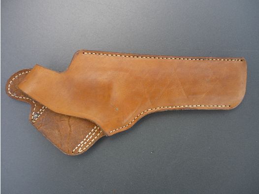 HKDesign - Holster mit Leder Kornschiene und zwei Ziehwinkeln - für S&W 686 6" - Gebraucht - Rechtshänder