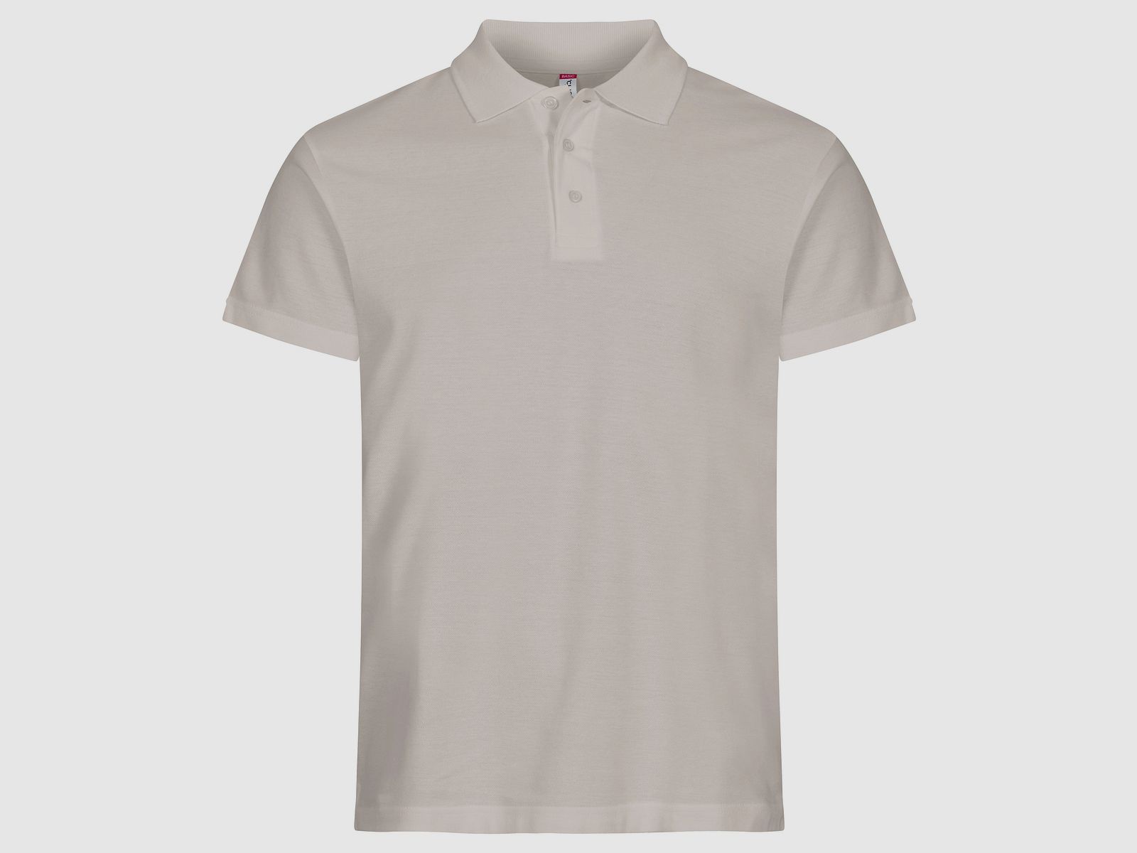 Clique Poloshirt Męski Szary Kamień