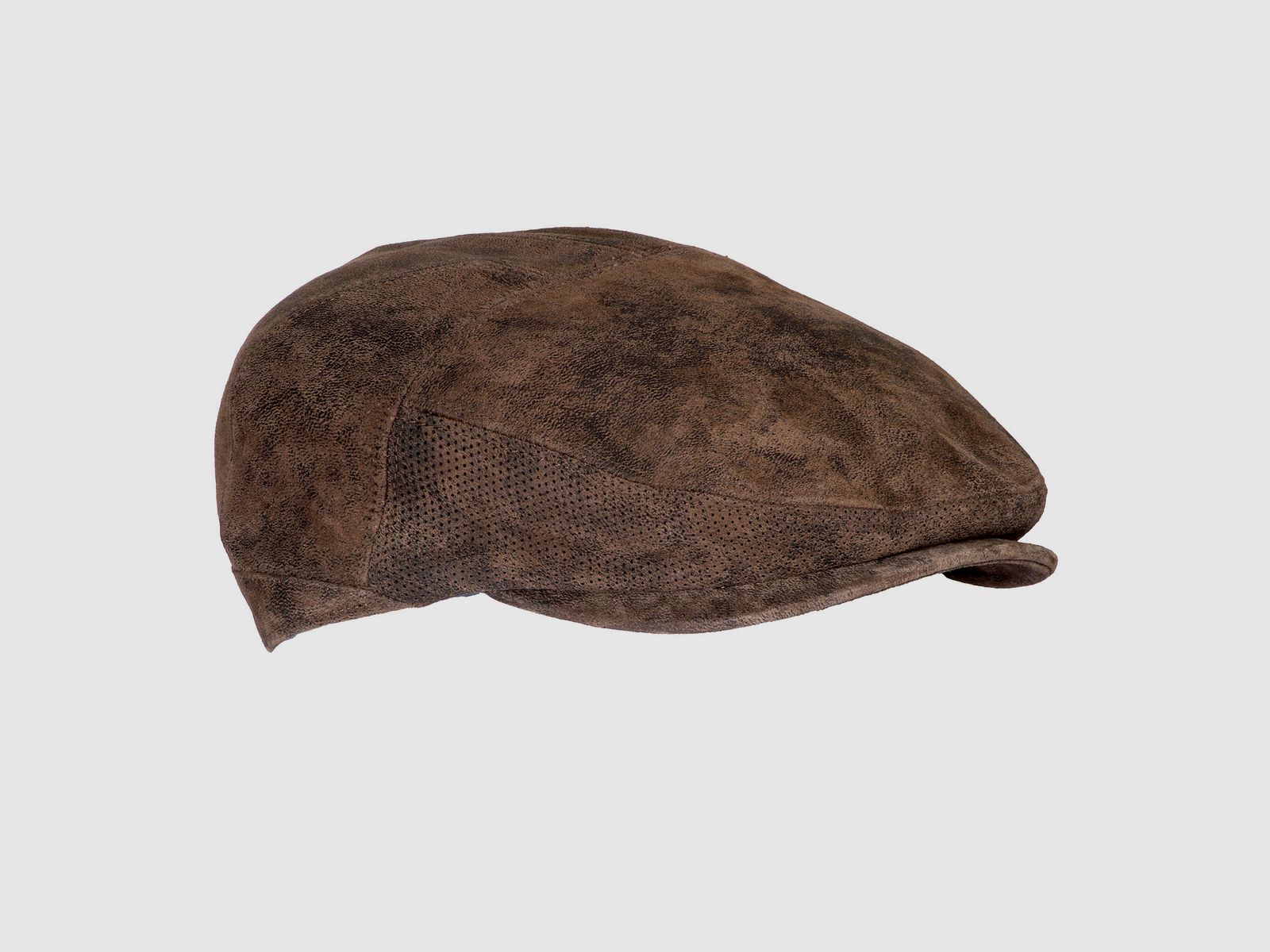 Flatcap Herren Leder