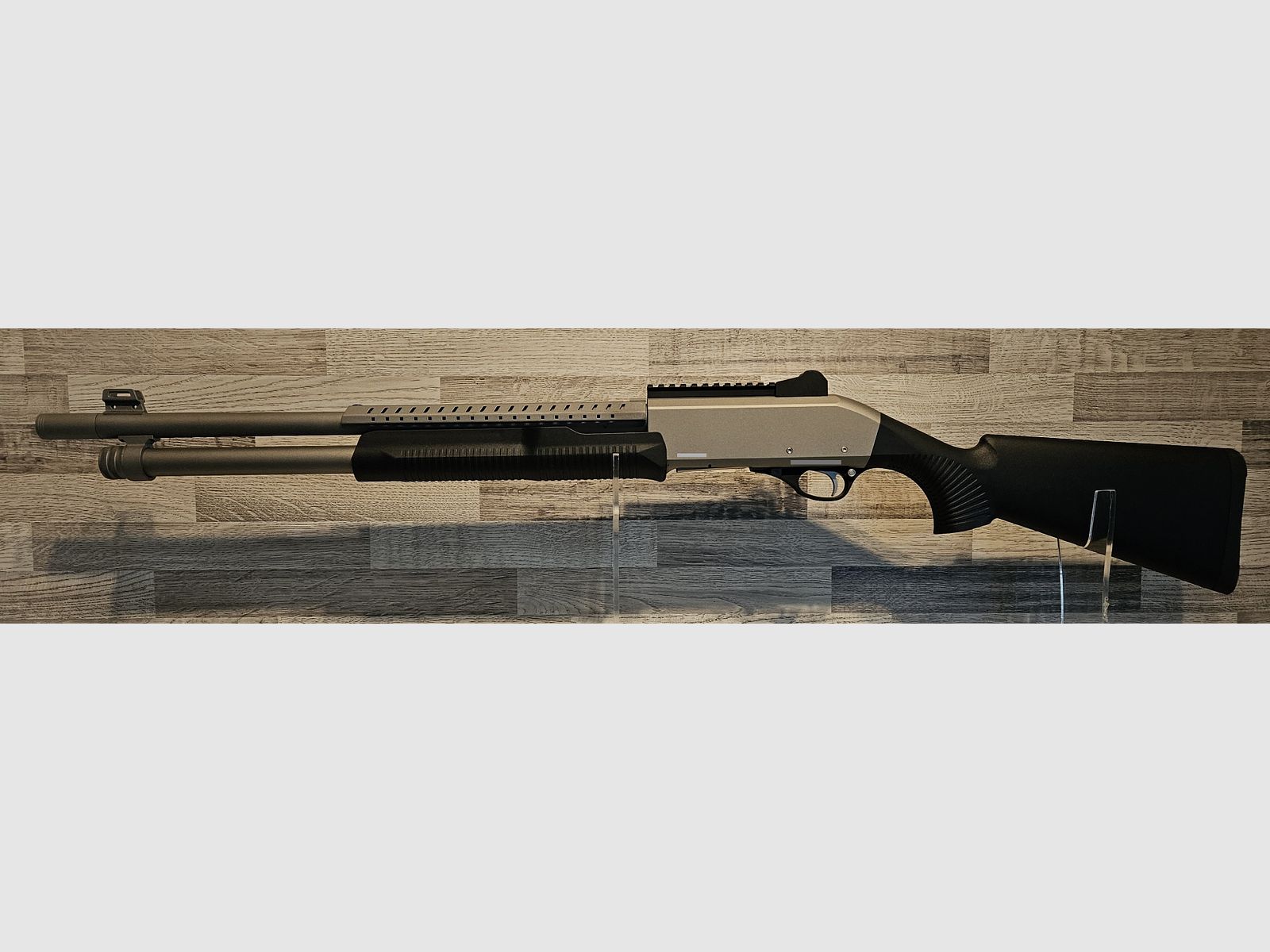 Neuware - Vorderschaftrepetierflinte Pumpgun Akkar Karatay TK-355 612PS Titanium Kal. 12/76