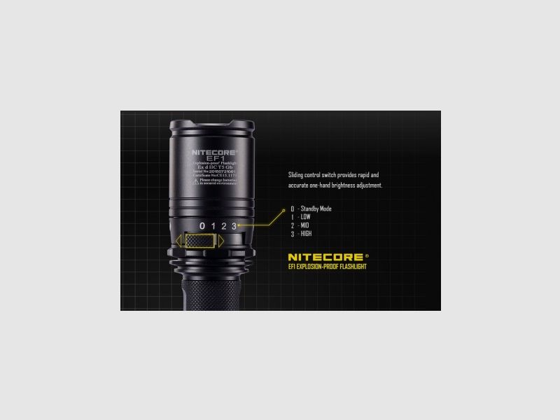 Nitecore EF1 LED-zaklamp 830 lumen, afbeelding 10 van 17