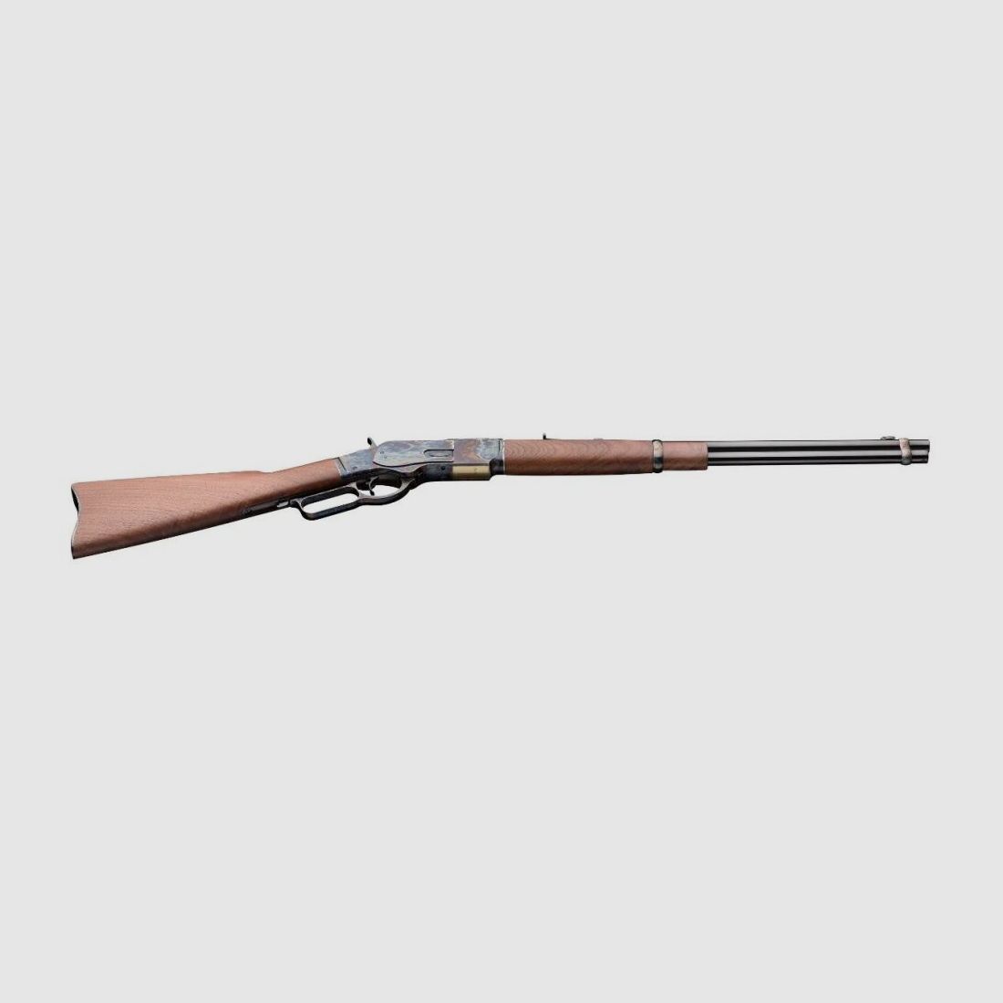 WINCHESTER Unterhebelrepetierbüchse Model 1873 Competition Carbine High Grade 20" , buntgehärtet