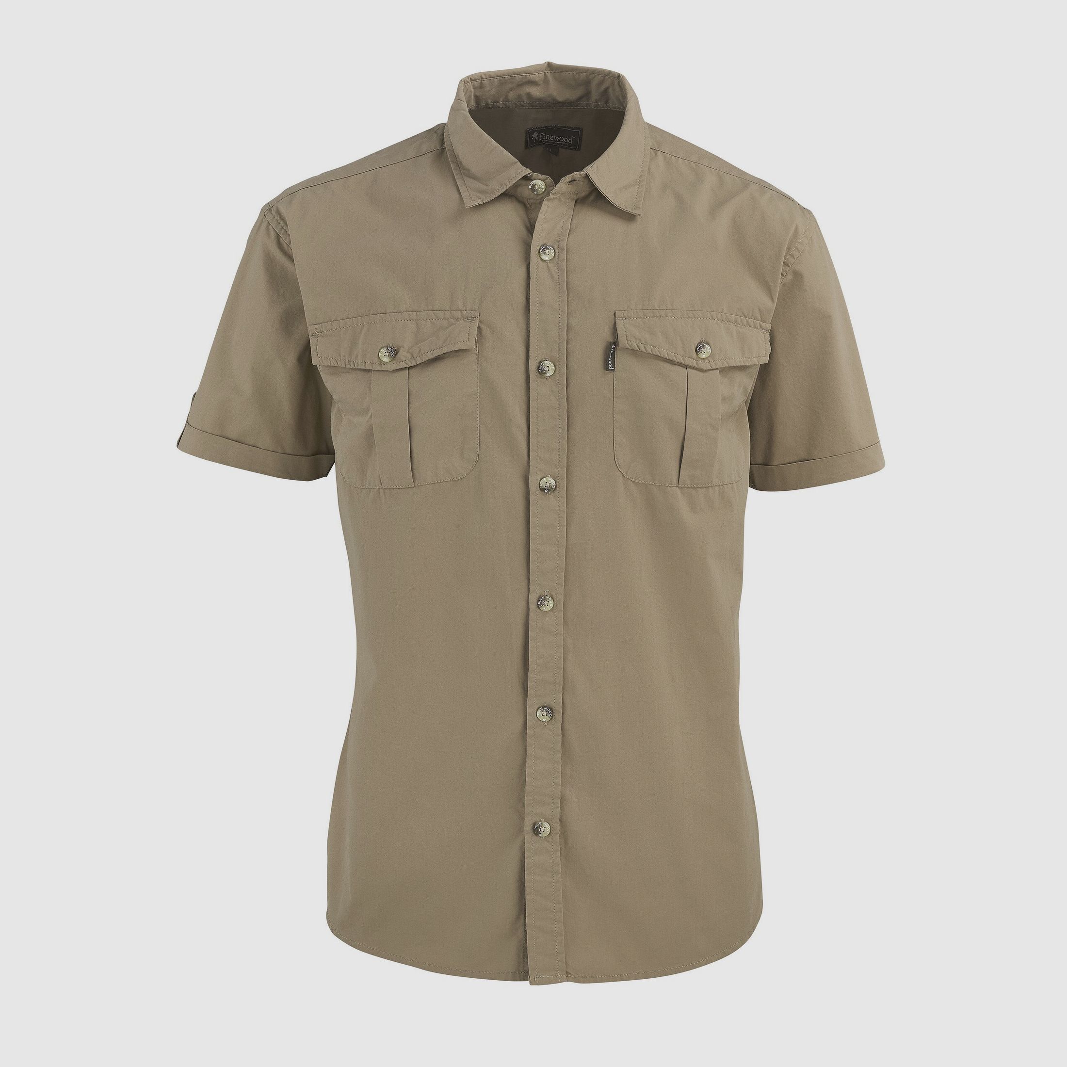 Pinewood Korte Mouwen Shirt Safari