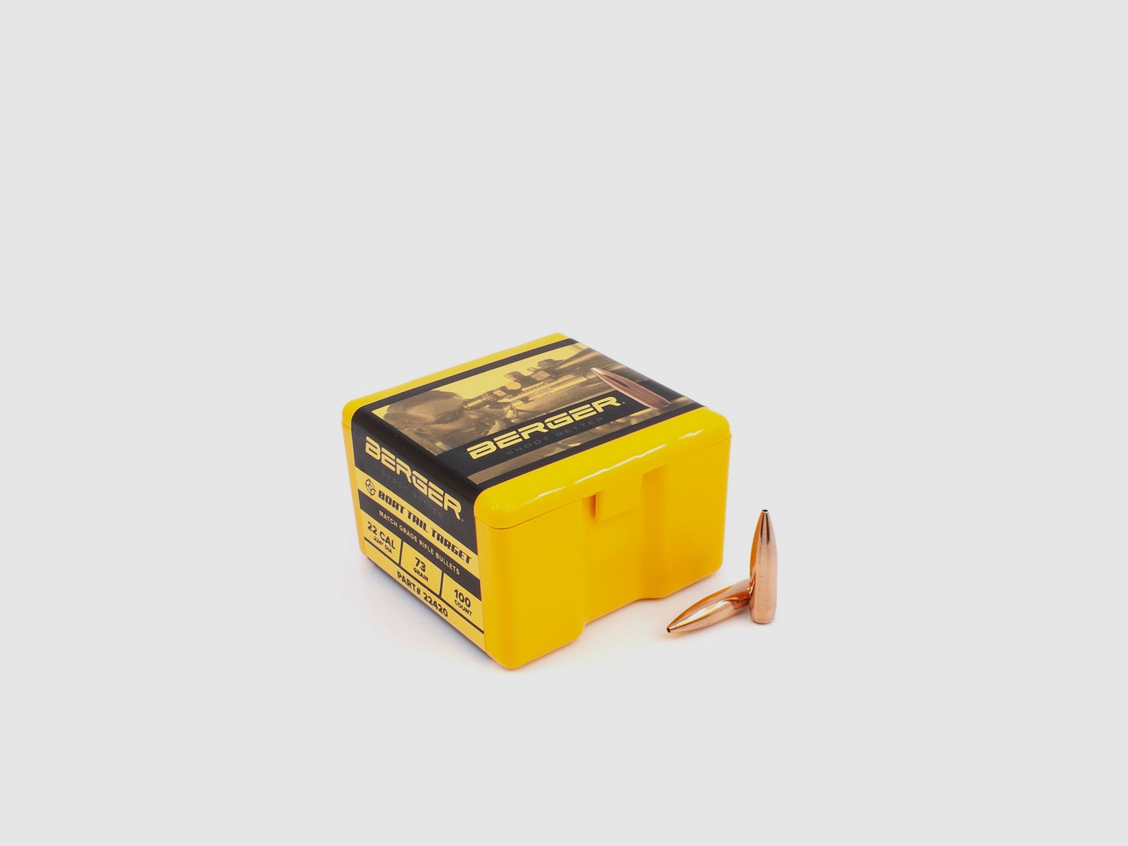 Proiettile Berger .22 BT Target 73GR 1000 pezzi