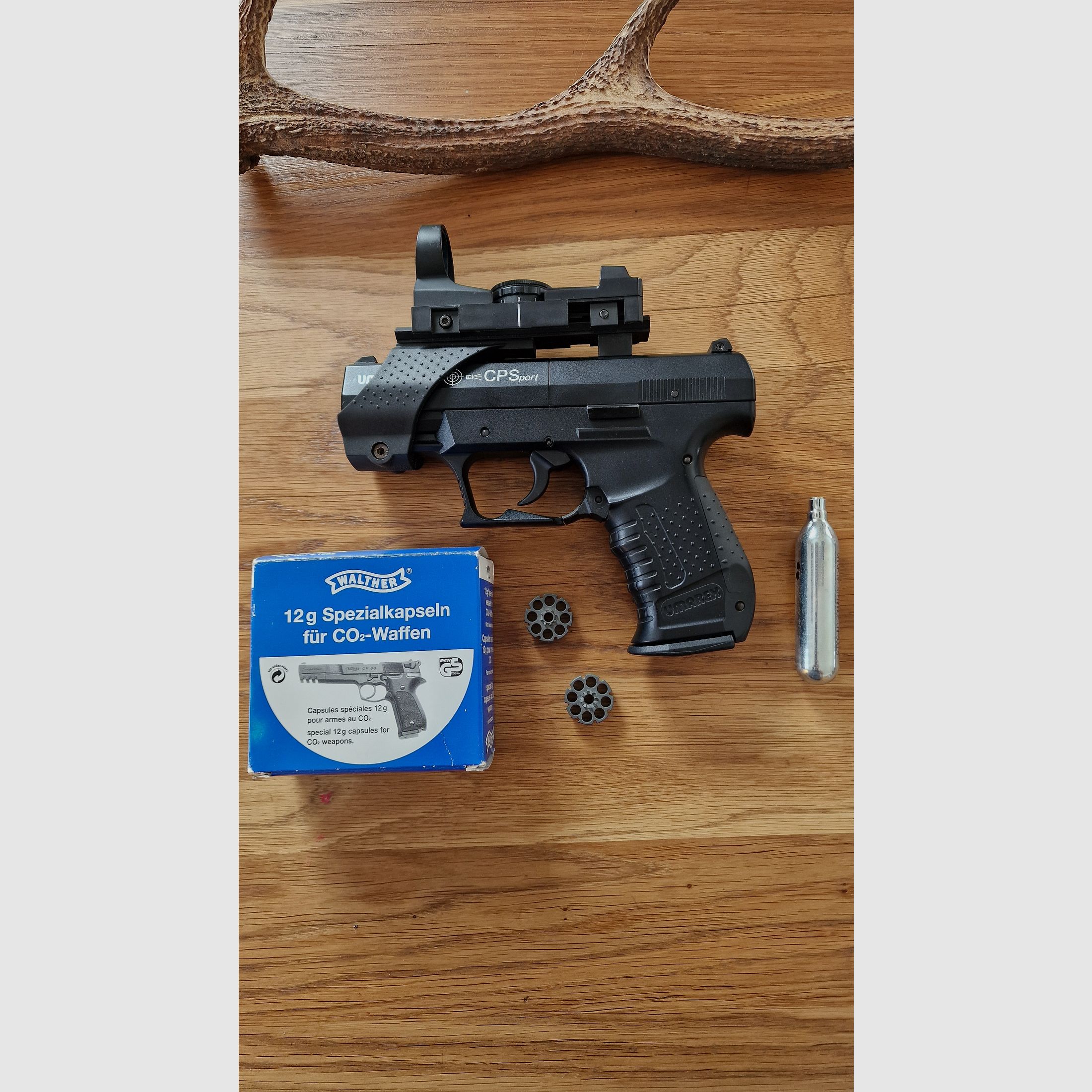 Umarex CPS Sport con punto de luz pistola de aire CO2