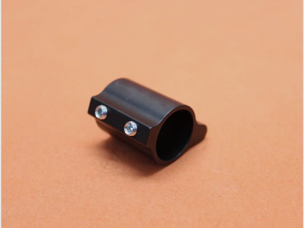 HERA AR-15: Gas Block Low Profile HERA .750"ID Micro (11.03.03) Stahl brüniert Geeignet für Heavy-Barrel