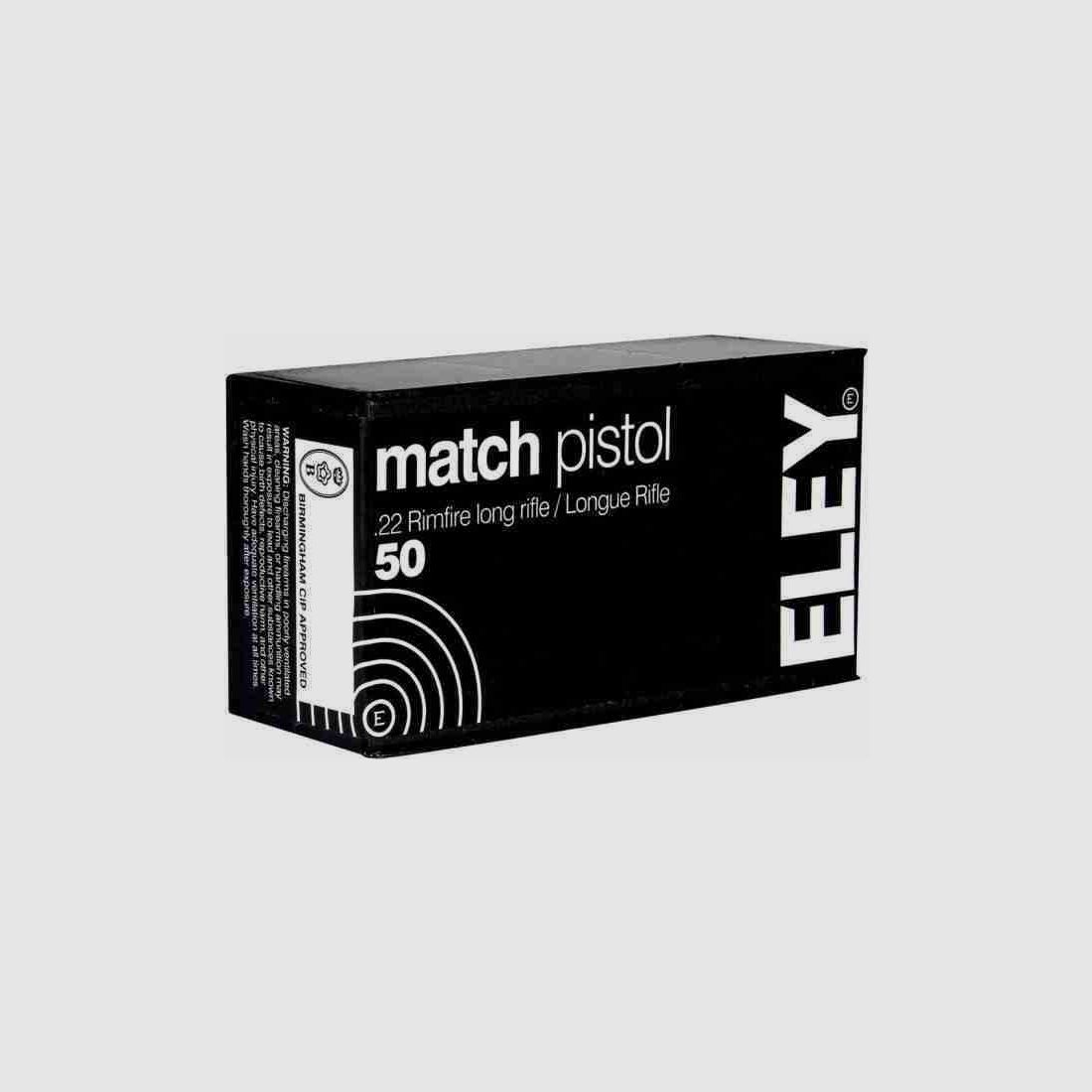 Eley Match Pistol 22lr 40 gr. 500stk