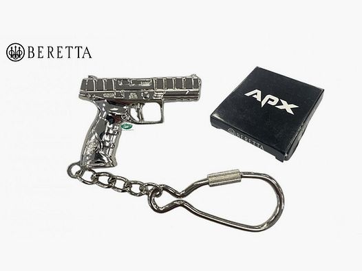 BERETTA APX Schlüsselanhänger silber