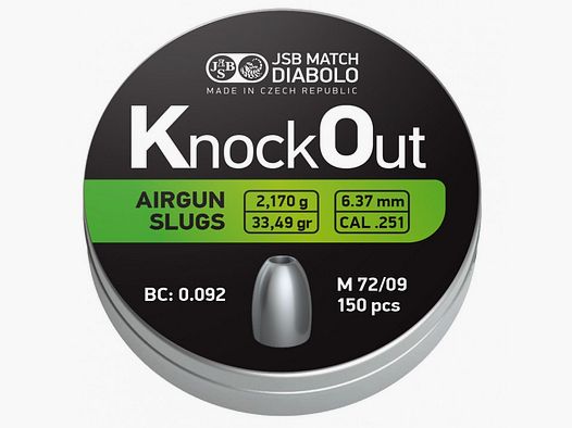 JSB Knock Out Slug 6.37mm