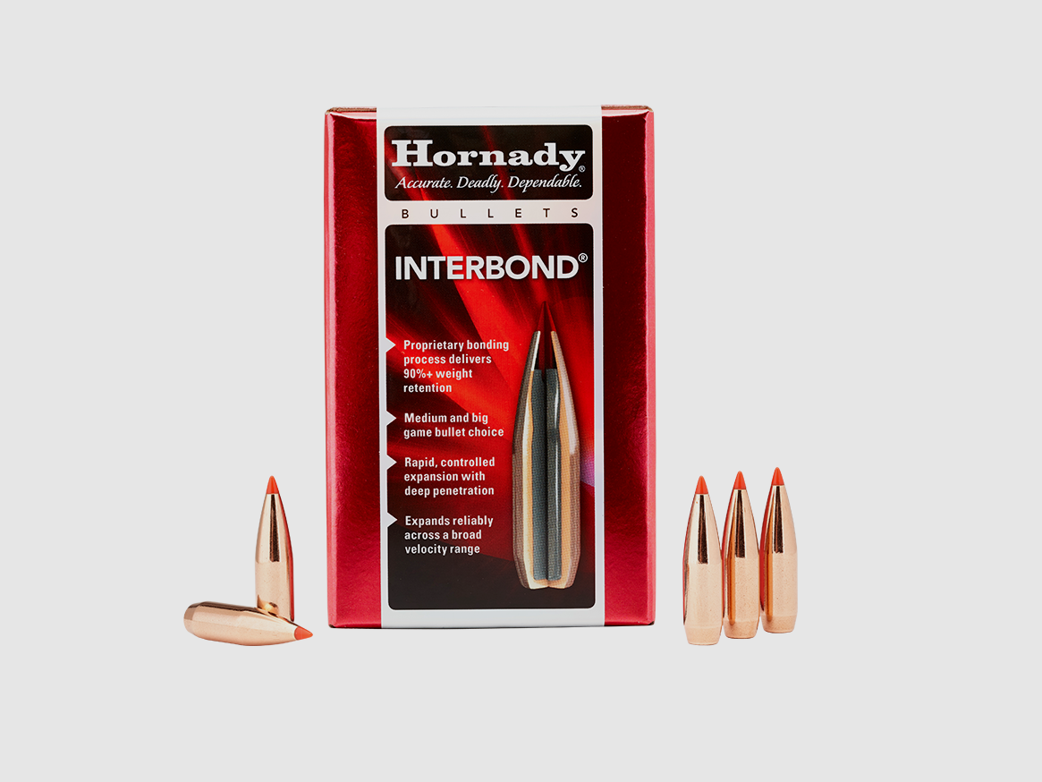 OGIVE Kal.30 HORNADY INTERBOND 165 GRAINS Schachtel 100 Stk, Bild 1 von 10
