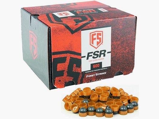 First Strike Paintballs 600 Schuss Box (grau / kupfer)