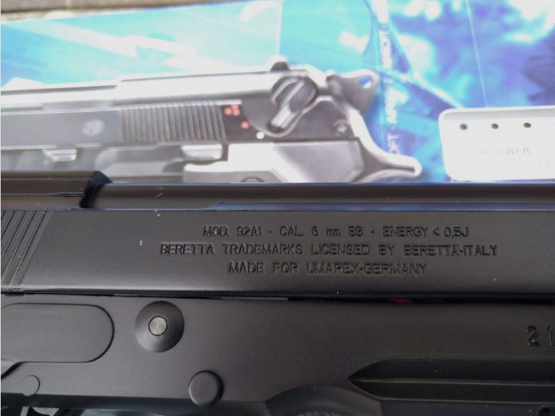 Beretta Mod. 92 A1 Softair 6mm BB AEG Neu