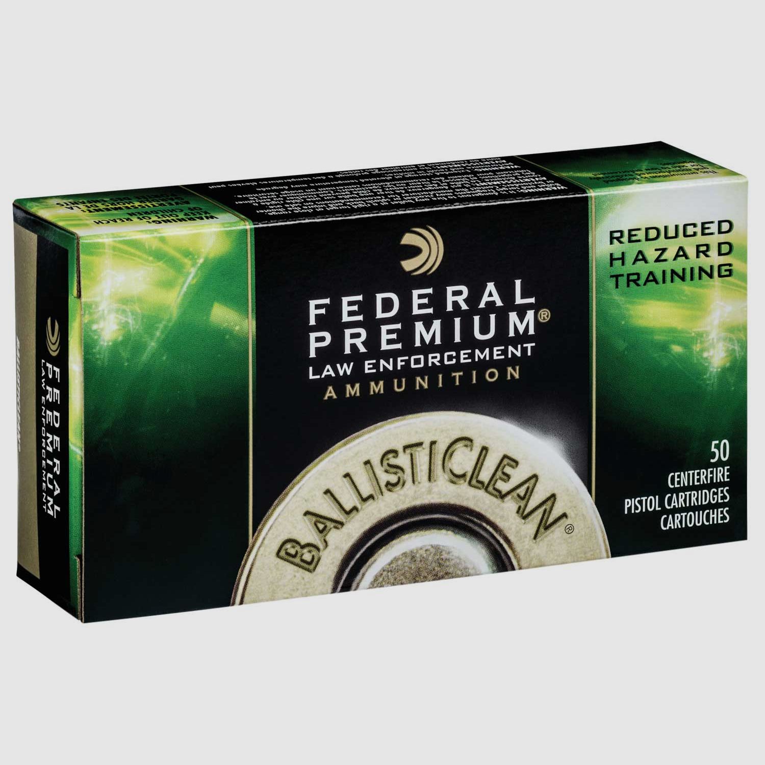 Federal Ballistic Clean .45 ACP 155GR RHT 50 Patronen