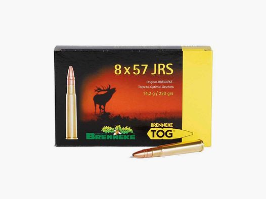 8x57 IRS TOG 14.3g/220grs. Brenneke