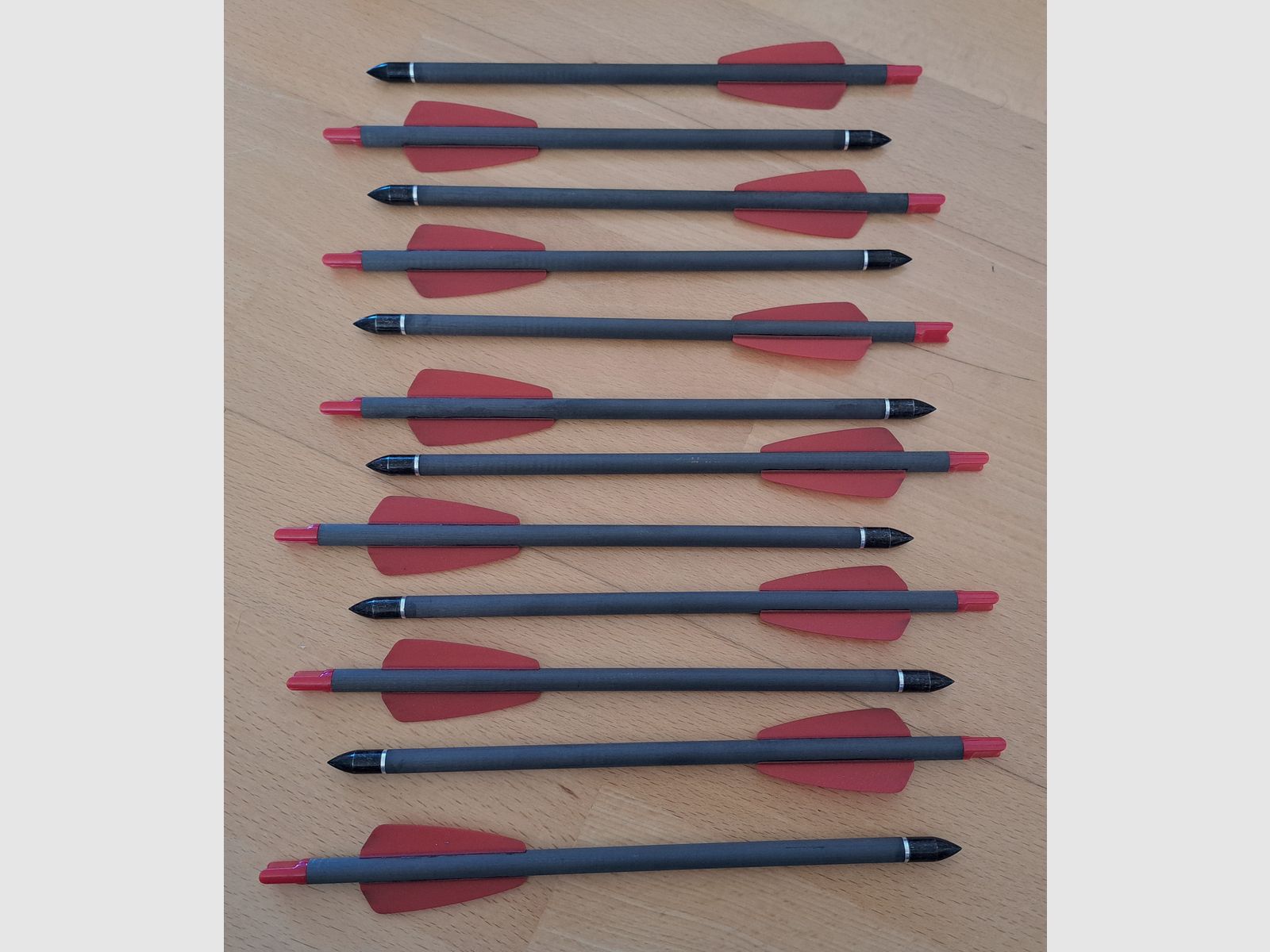12x Cobra Adder 7,5 pulgadas flechas de carbono