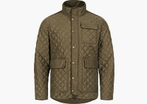 Herren Vintage Jacke Miles Dunkelbraun Mélange S