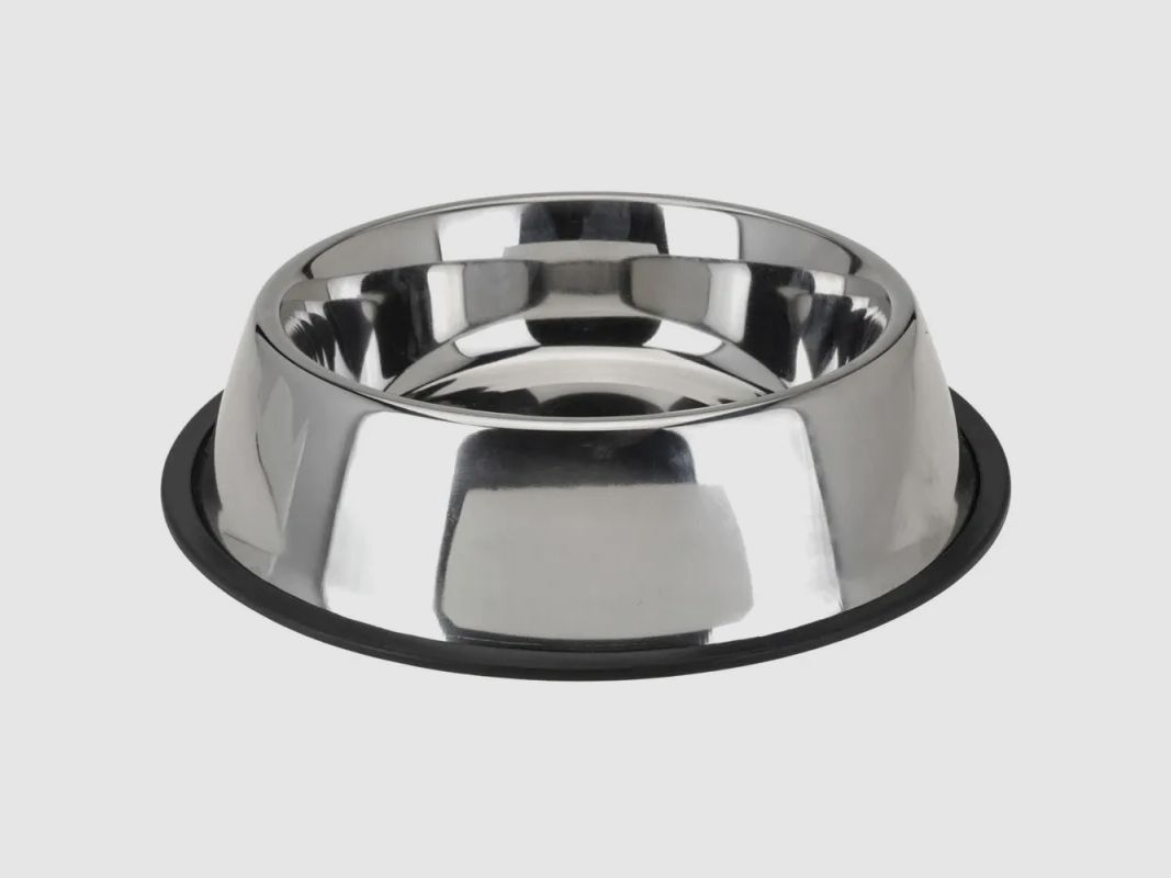 Gamelle pour chiens acier inoxydable 33,5 x 7 cm 1,7L, image 2 sur 10