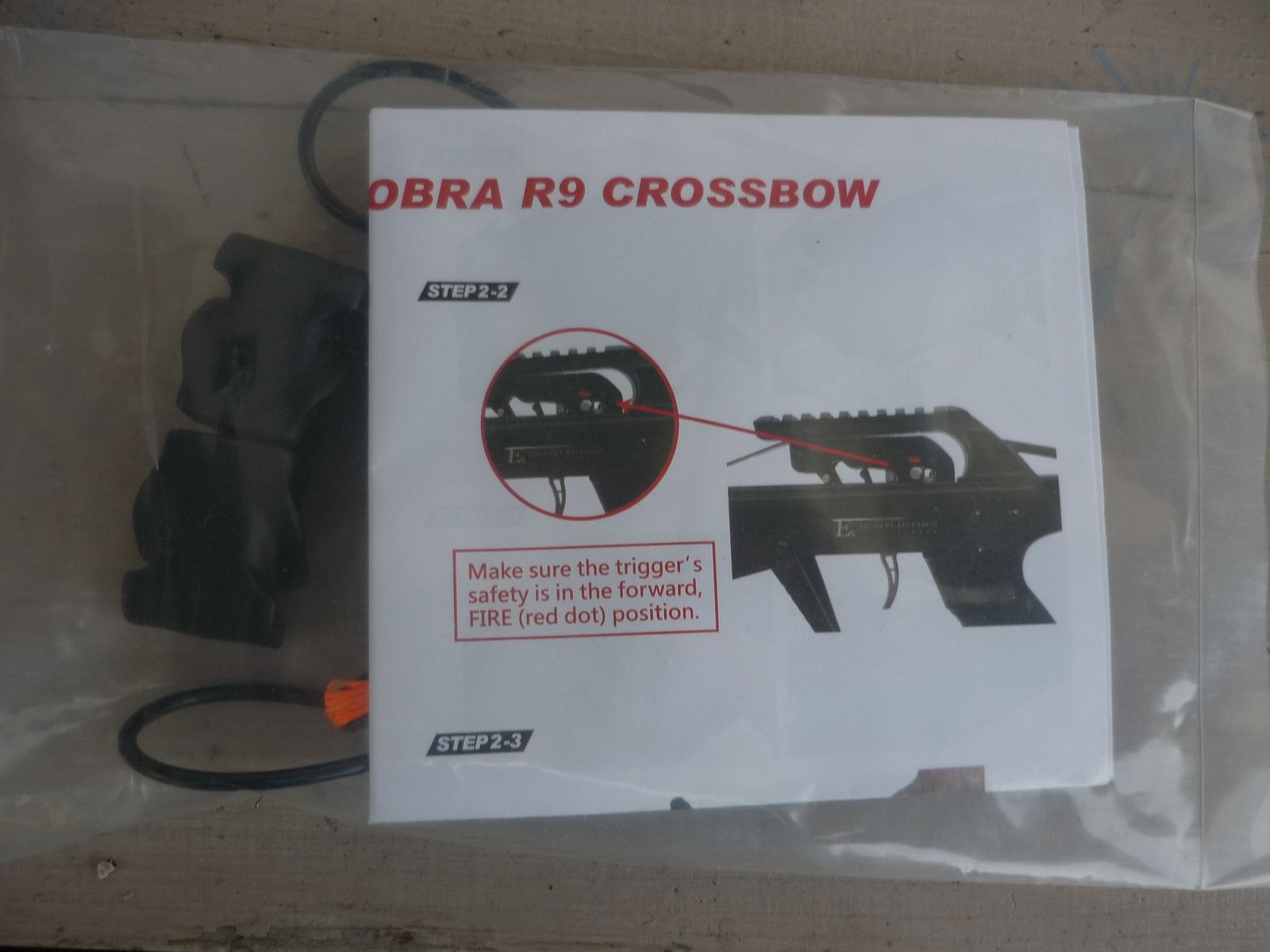 Zubehör Armbrust AR-6, Cobra R9 Sehne Ersatzbogen Stinger 2