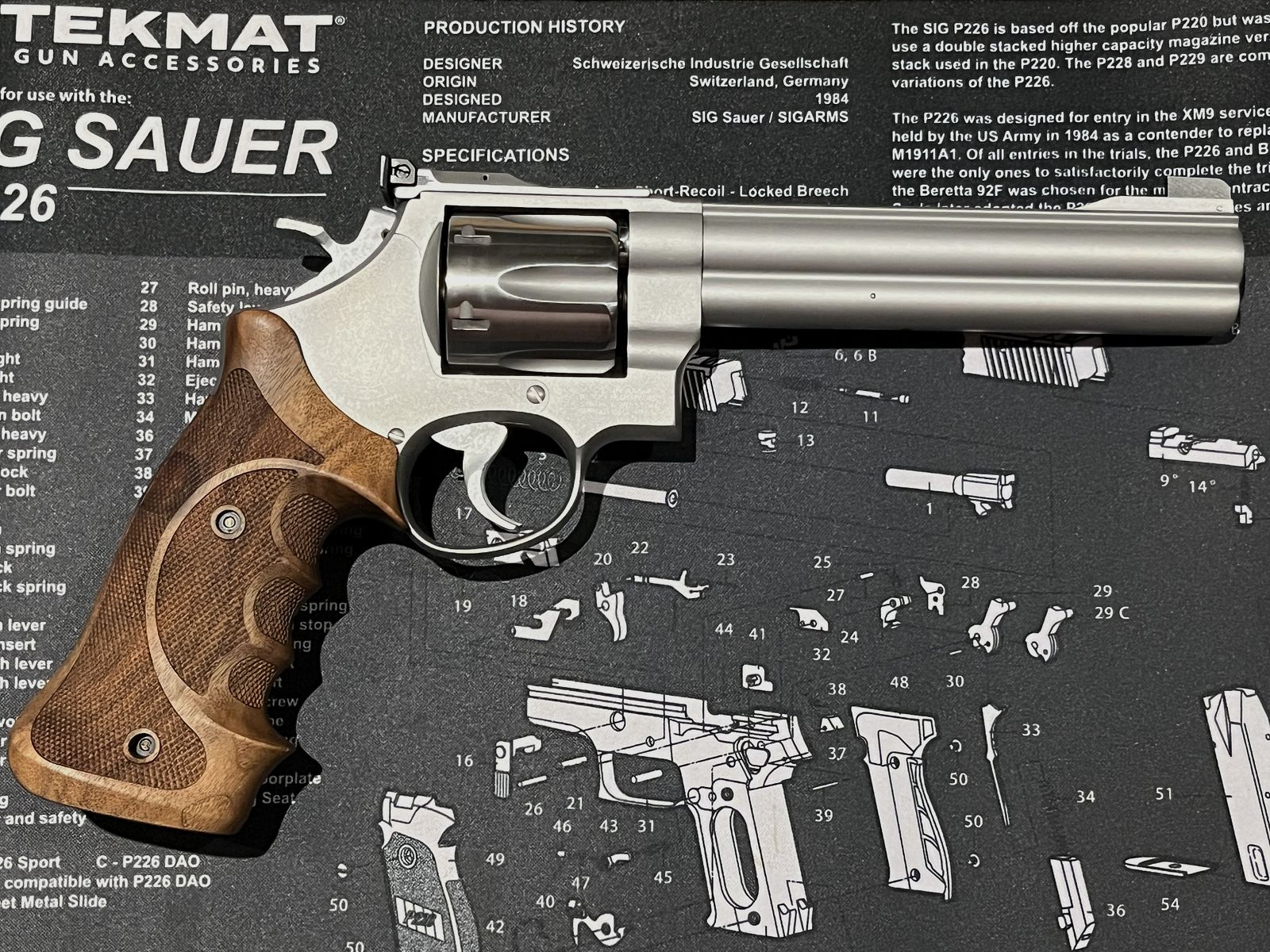 Smith Wesson 629 Revolver 6,5" 629-3 elegante messa a punto meno di 200 colpi