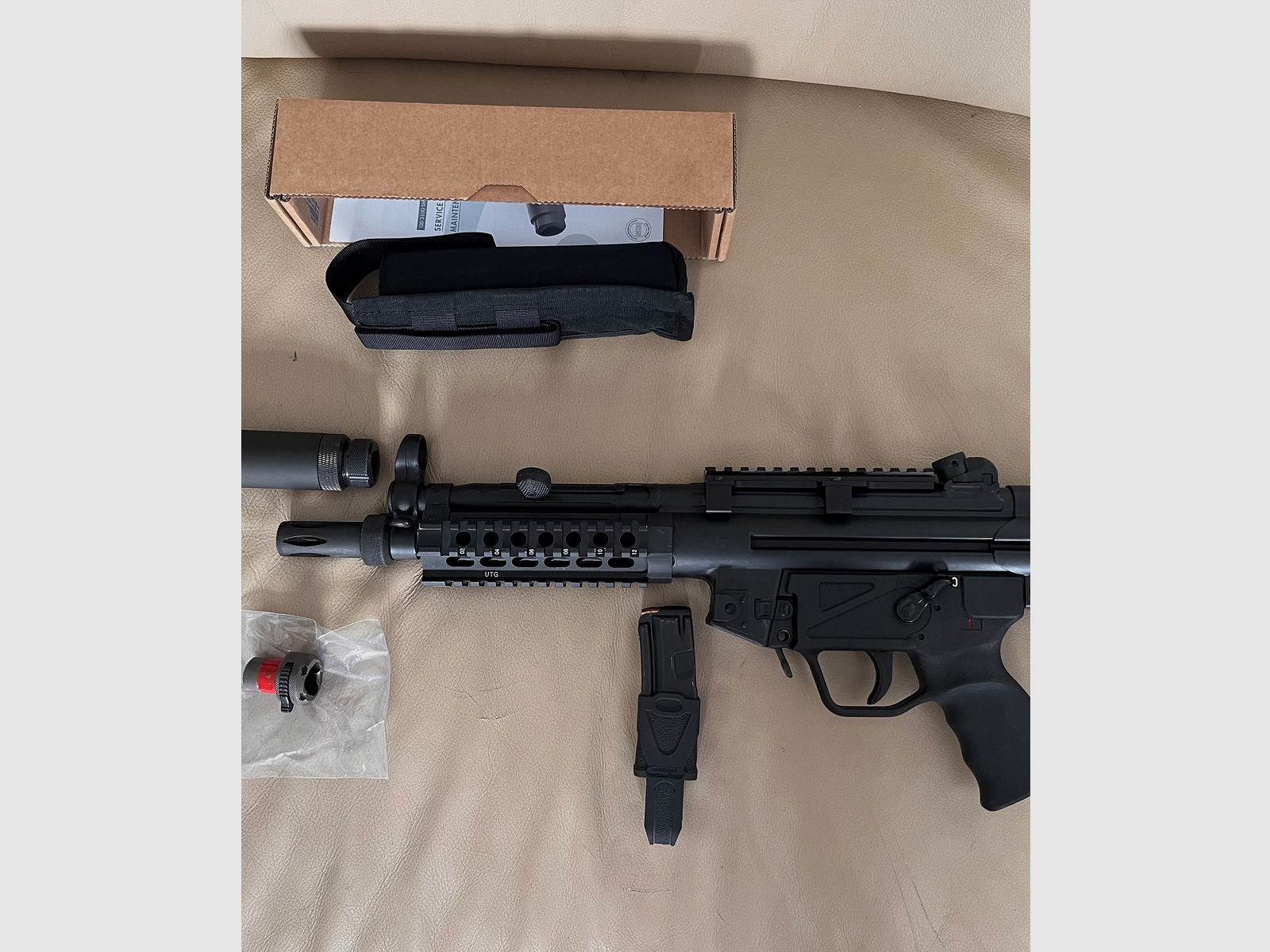 MKE T94 MP5/SP5 carabine avec silencieux QD B&T et accessoires