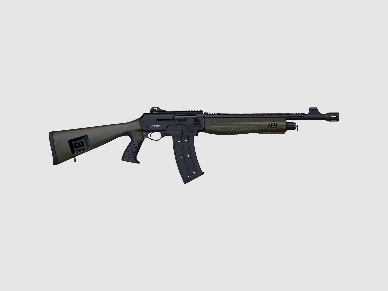 Mercury sport Pro Tuning Raider met groene kolf en 7-schots magazijn semi-automatische shotgun
