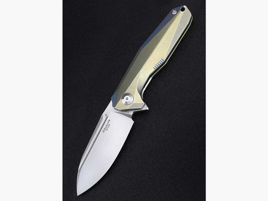 Rikeknife 1504B-GB zakmes, Goud/Blauw