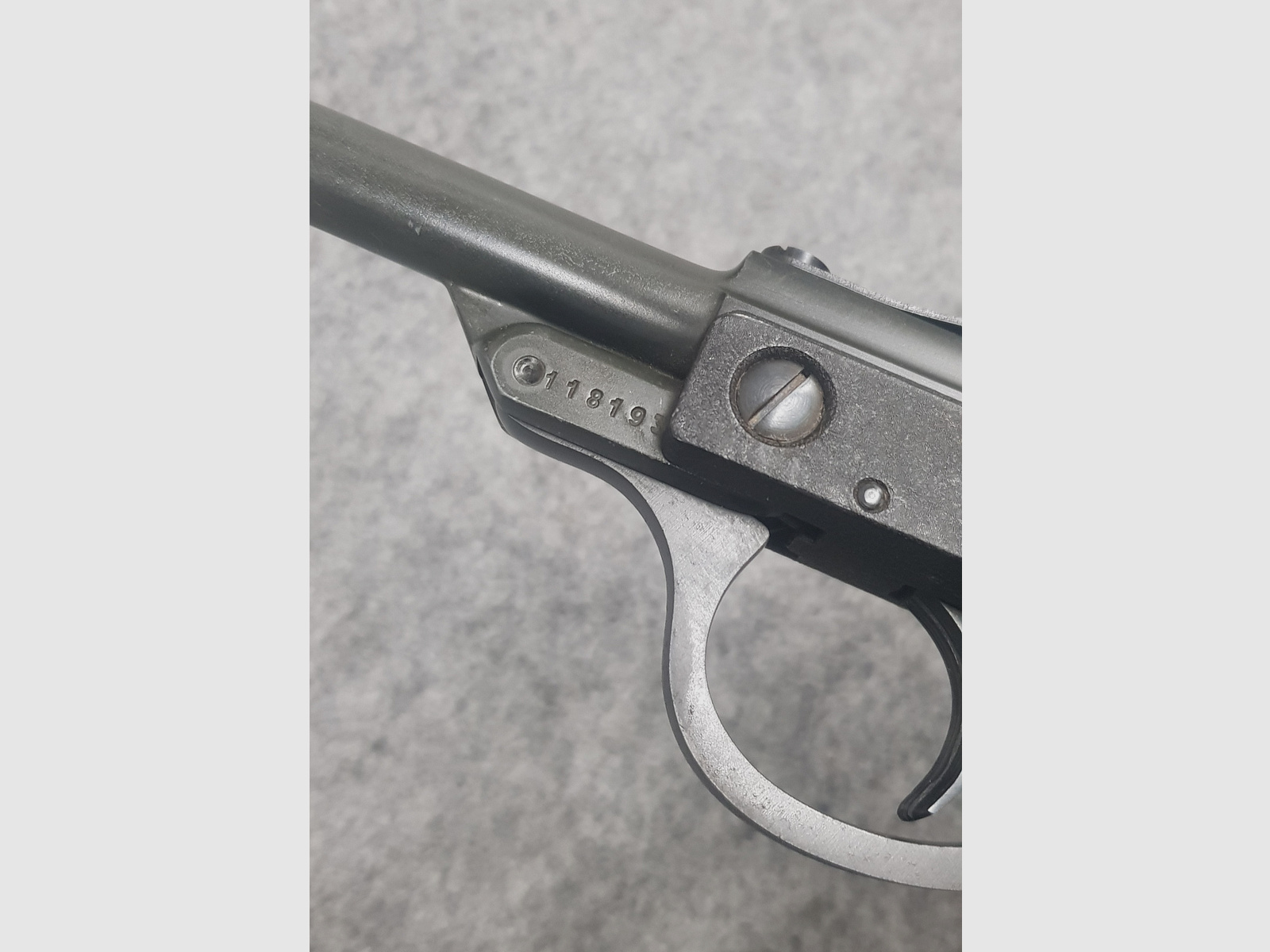 Luftpistole Walther Mod. LP 53 im OVP Karton, Beschreibung u. Flyer aus den 60iger James Bond 007 