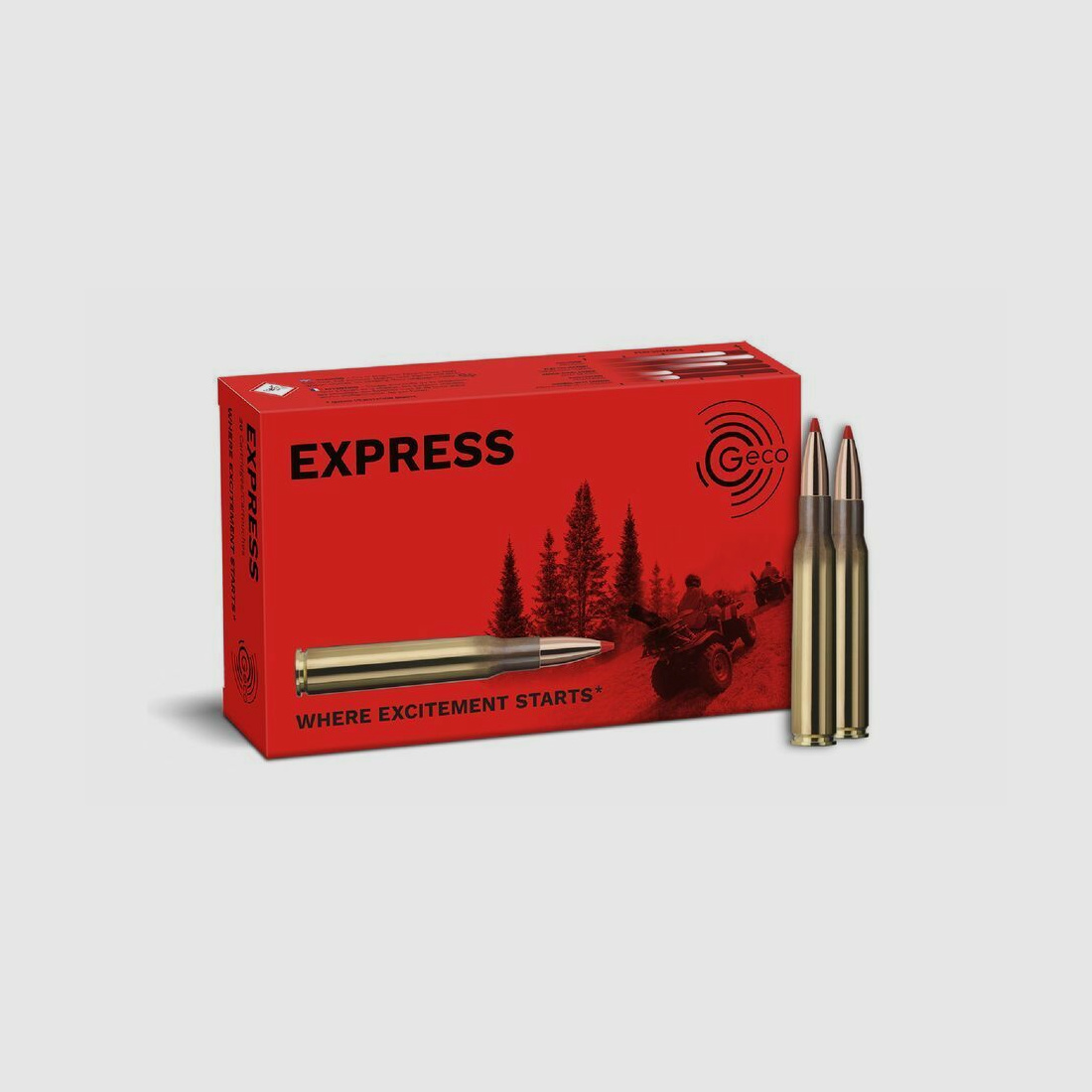 Geco EXPRESS TM 10,7g/165grs à20 .30-06 Spring.