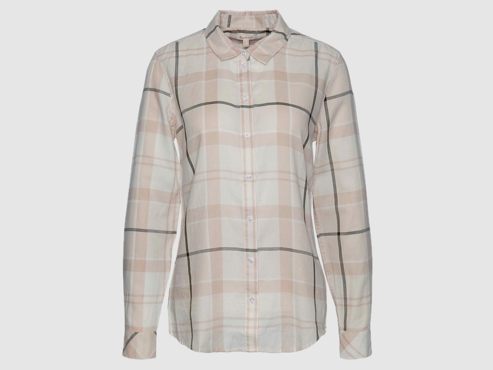 BARBOUR Bluseee Bredon Winter White/Loden Tartan