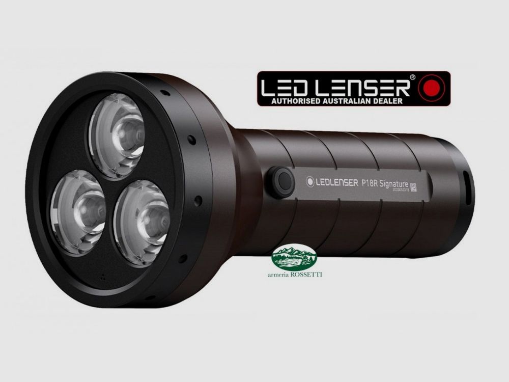 LED LENSER Taschenlampe P18R Signature Espresso 4500 Lumen