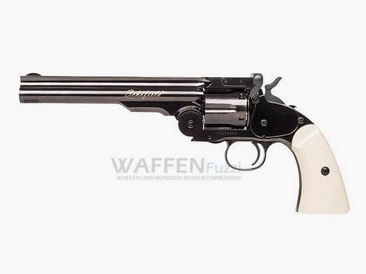 Schofield CO2 Revolver 6 inch Staal Grijs kaliber 4,5mm BB