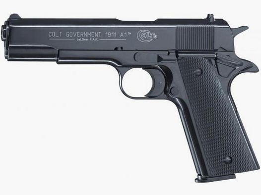 COLT Gaspistole (SRS) Government 1911 A1 schwarz Kal. 9mm P.A.