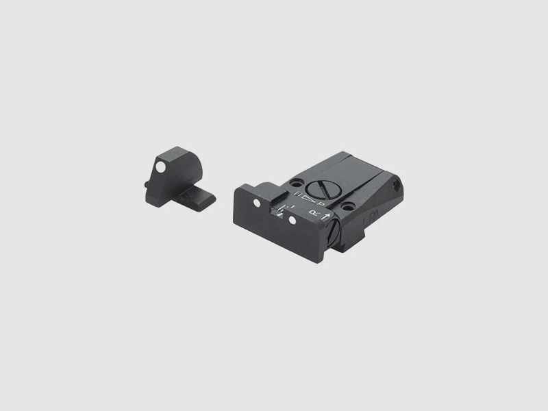 LPA SPR30SS18 Conjunto de Mira Micrométrica para SIG-Sauer P229, P320 y Springfield XD – Contorno Blanco