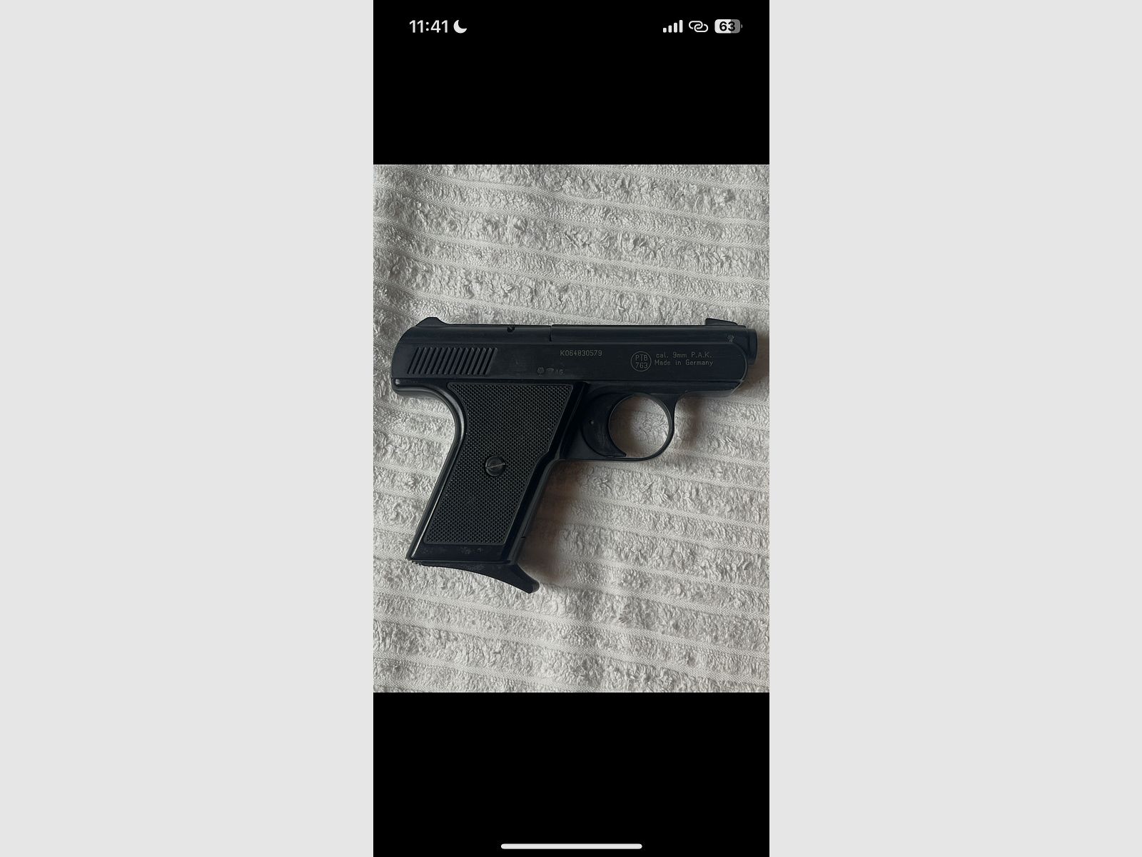 “RECK Mod. Goliath 9mm“ Tipo: pistola a salve / gas / segnale