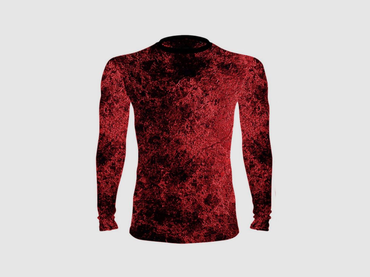 DED Competition Maglietta Compressione a Maniche Lunghe - Rossa, Colore: Rosso, taglia: XS, Tipo di abbigliamento: Donna, immagine 1 di 6