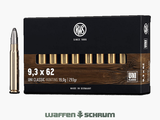 RWS UNI Classic 19,0g - 293gr 9,3x62