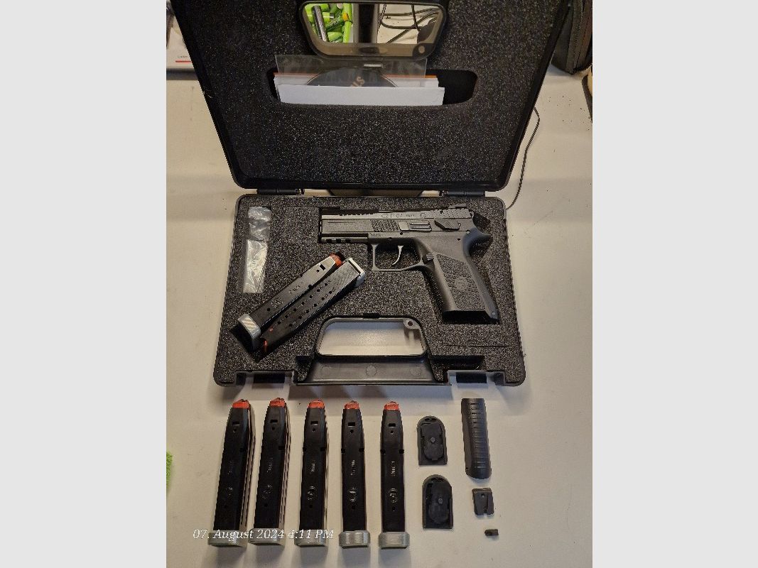 CZ P-07, 3,5", Kaliber 9mm Luger, Pocket Gun, u.a. BDMP geeignet, Gelegenheit vor Saisonbeginn
