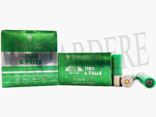 FIOCCHI LINEA « F » (PATRONE MIT GESCHOSS)