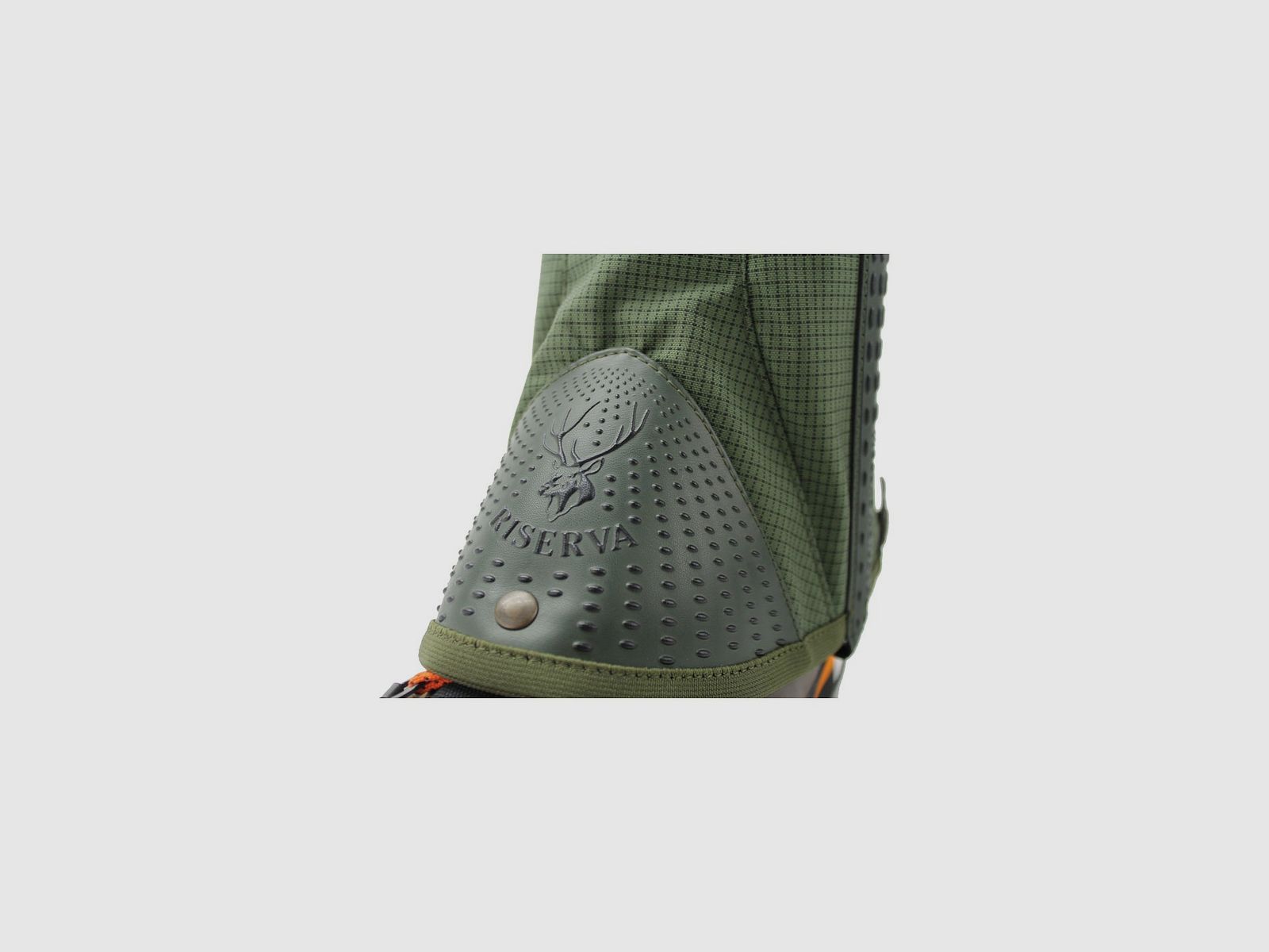 Riserva - ergonomische gaiters in groen ripstop cordura, afbeelding 3 van 6