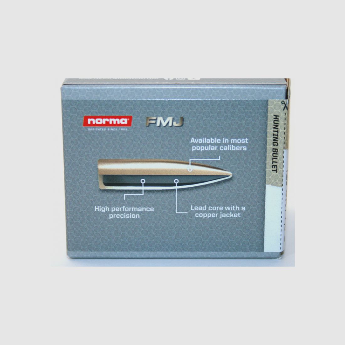 100 Stück NEUE NORMA Geschosse - FMJ 6,5mm/.264 - 7,8g/120gr #20665141 Match-Geschosse Vollmantel !