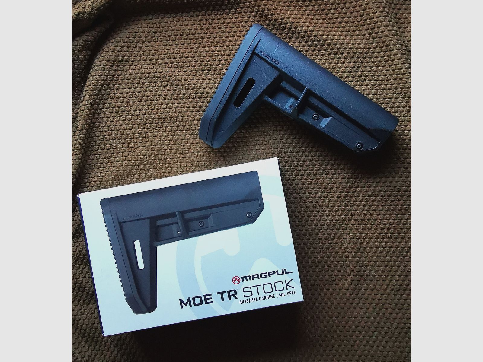 Magpul MOE TR Mil-Spec schoudersteun voor AR-15/M16 – Zwart