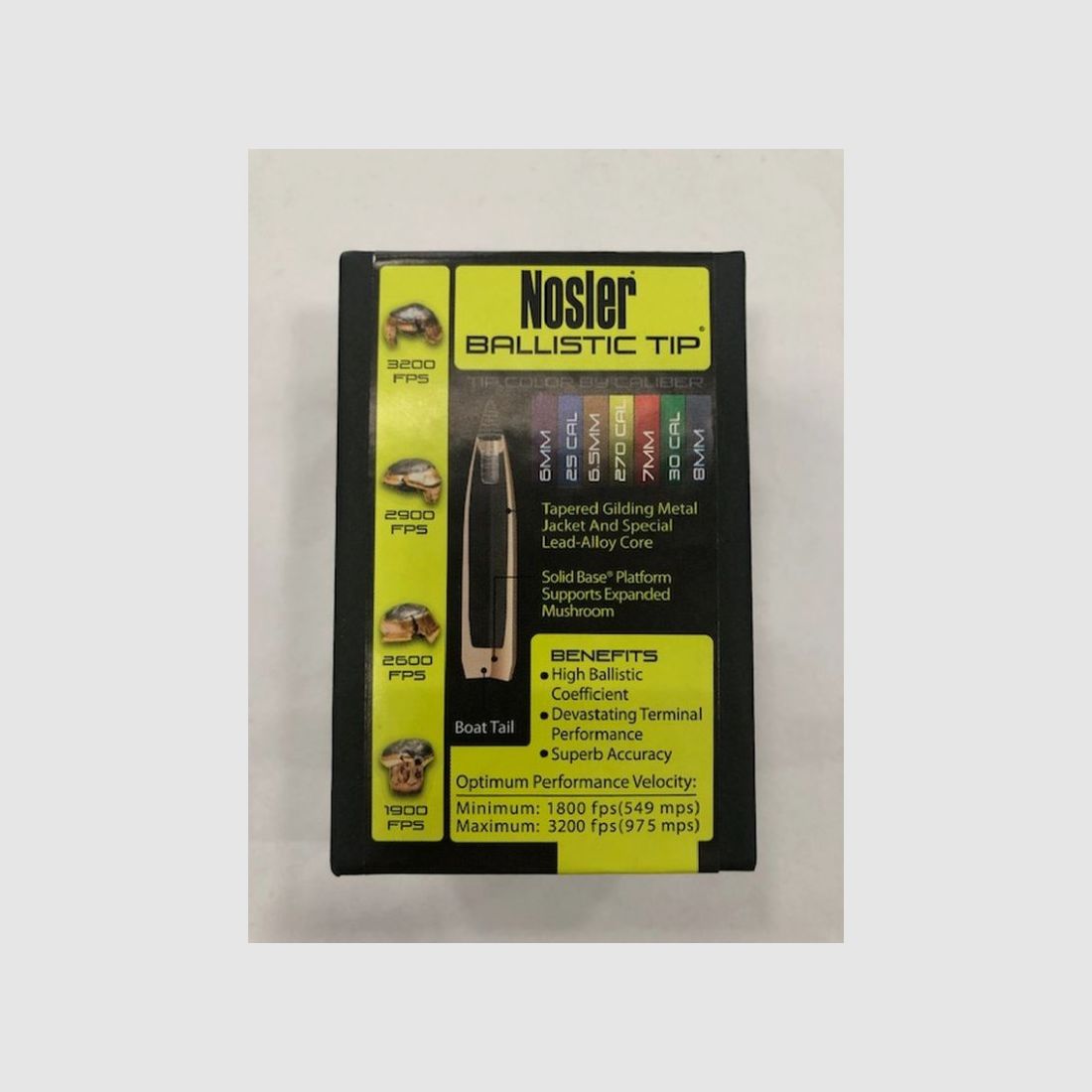 NOSLER B TIP GESCHOSSE 7MM GR 140 QT 50, Bild 2 von 2