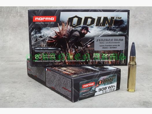 Norma ODIN .308 Win. 150gr. 9,7g 20 Stück