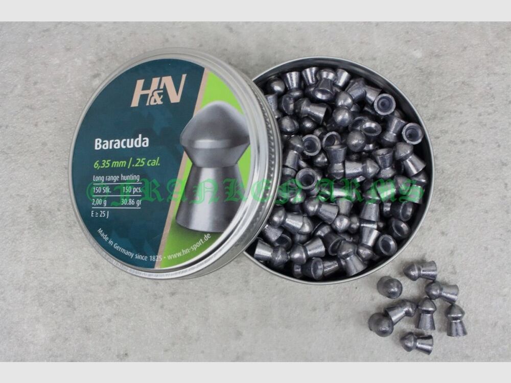 H&N Baracuda 6,35mm 150 Stück Staffelpreise