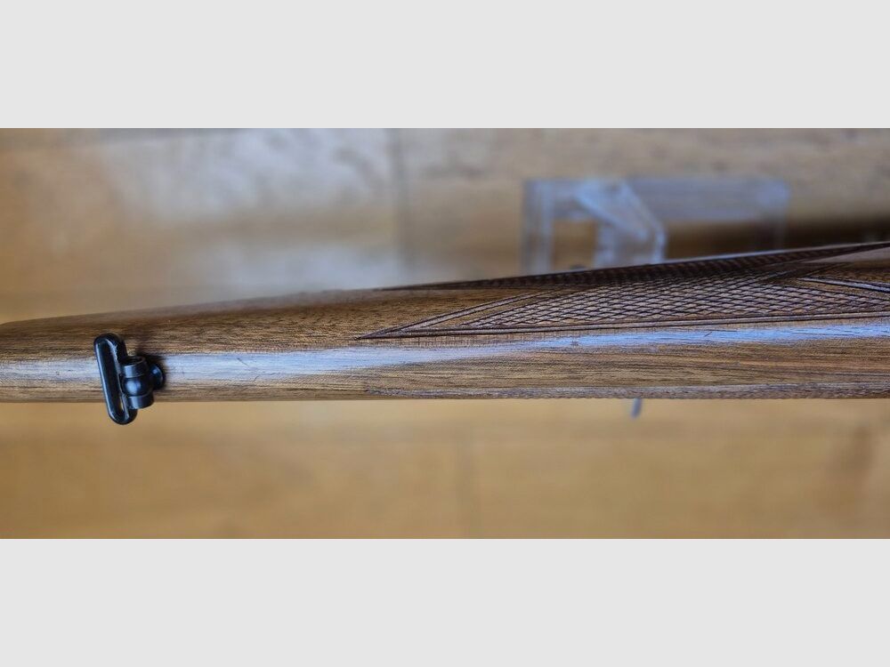 Wunderschöne Jagd- und Sportbüchse Walther KKJ – Kal. 22 Hornet – Stetcher-Abzug – Magazin 5 Schuss – Zielfernrohr Zielkar 4 mit Absehen Nr. 1 – Hohe Präzision – Waffe von 1959 – Sehr guter Zustand – TBE +, Bild 16 von 42